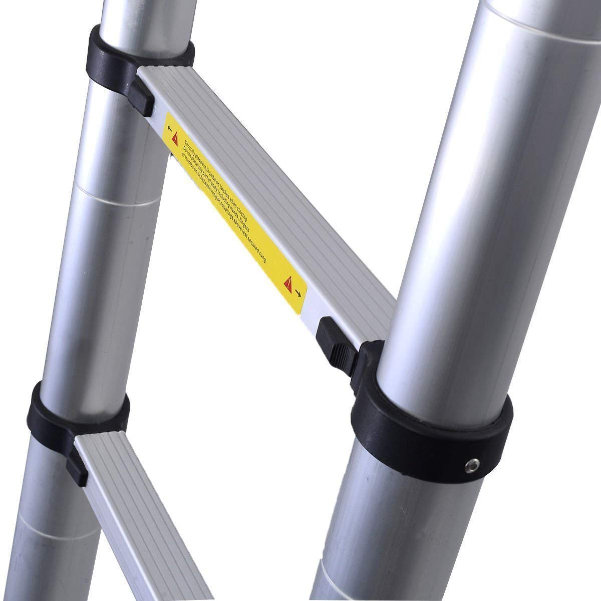 Premium Aluminium Telescopic, Foldable Multipurpose Step Ladder, Lightweight, Collapsible, Max Load up to 150 Kgs Perfect for Home, Office, Indoor, Outdoor & Industrial Use (12.5 Feet (3.8 Meter) 1