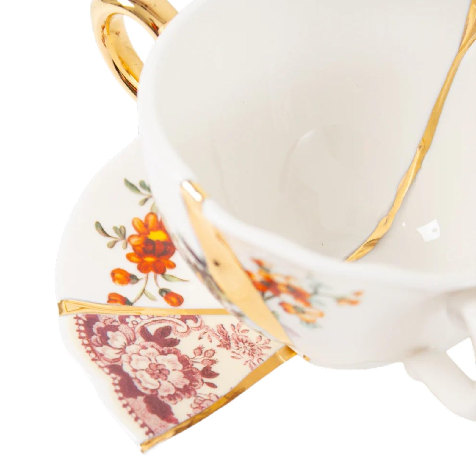 SET DA TE TAZZA E PIATTINO PORCELLANA KI