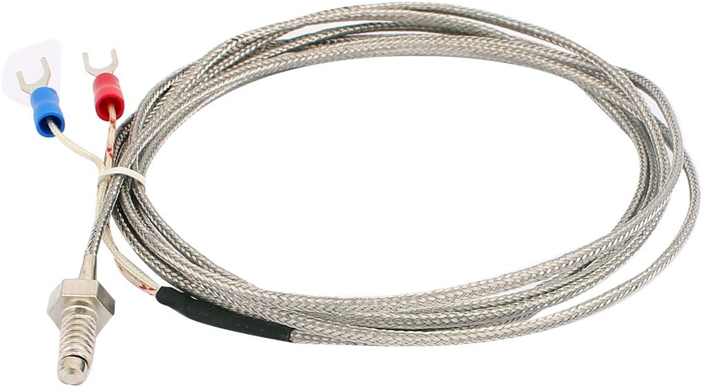 2mmx2meters K-Type Pressure & Vacuum Gauges Temperature Testing Thermocouple Sensor Combination Pressure & Temperature Gauges Wire Cable