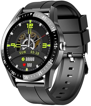 FYZXF Bluetooth Call Smart Watch 1 28 pollici grande schermo di ricarica magnetica Gestione della salute Monitoraggio del sonno IP67 impermeabile colore B