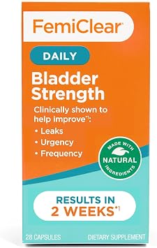 FemiClear Daily Bladder Strength Supplement, 28 Capsules, 14-Day Supply