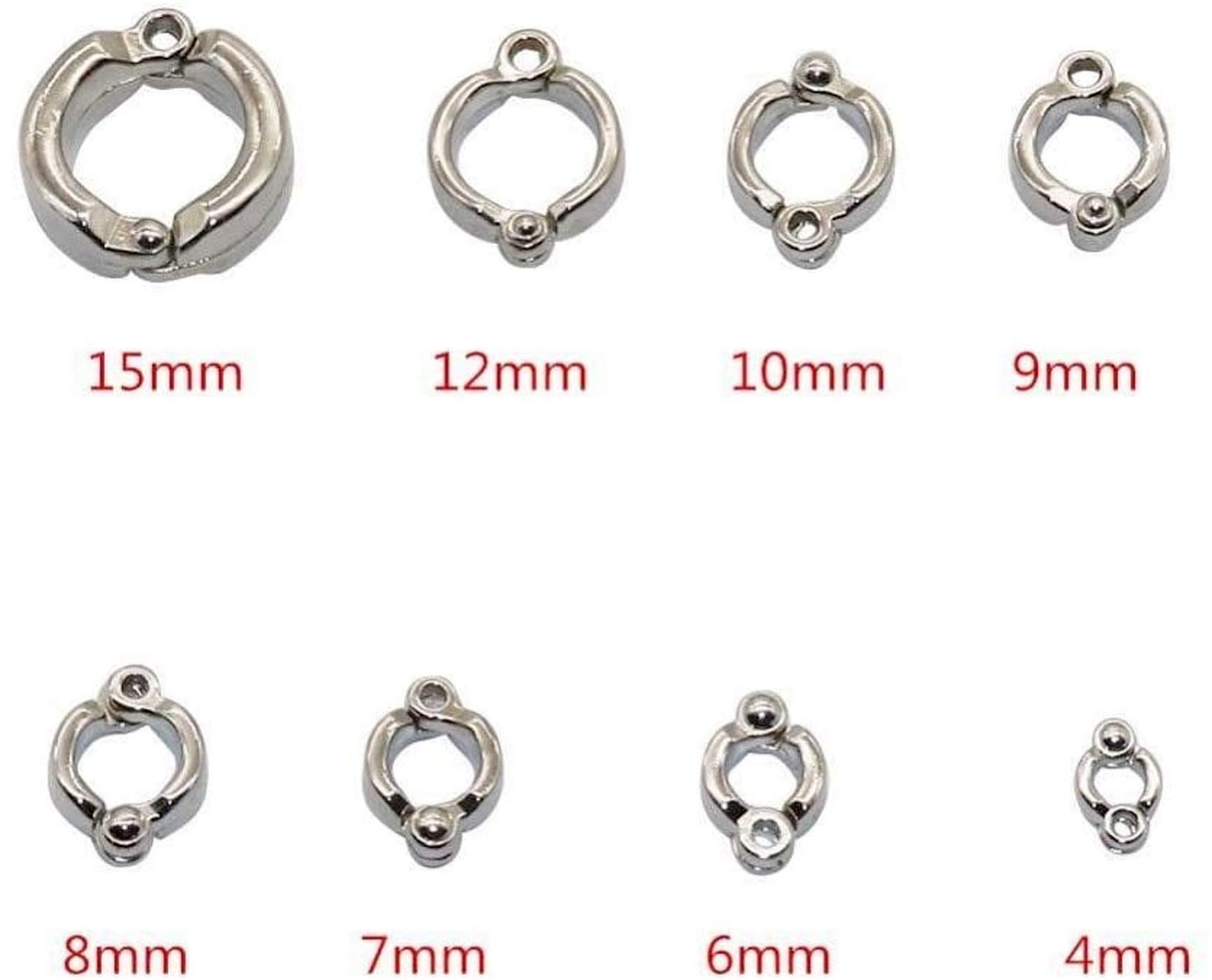 Anelli Per Piede Per Pappagallo YMLOVE - Set Di 2 In Lega, Aperti - Foto 12