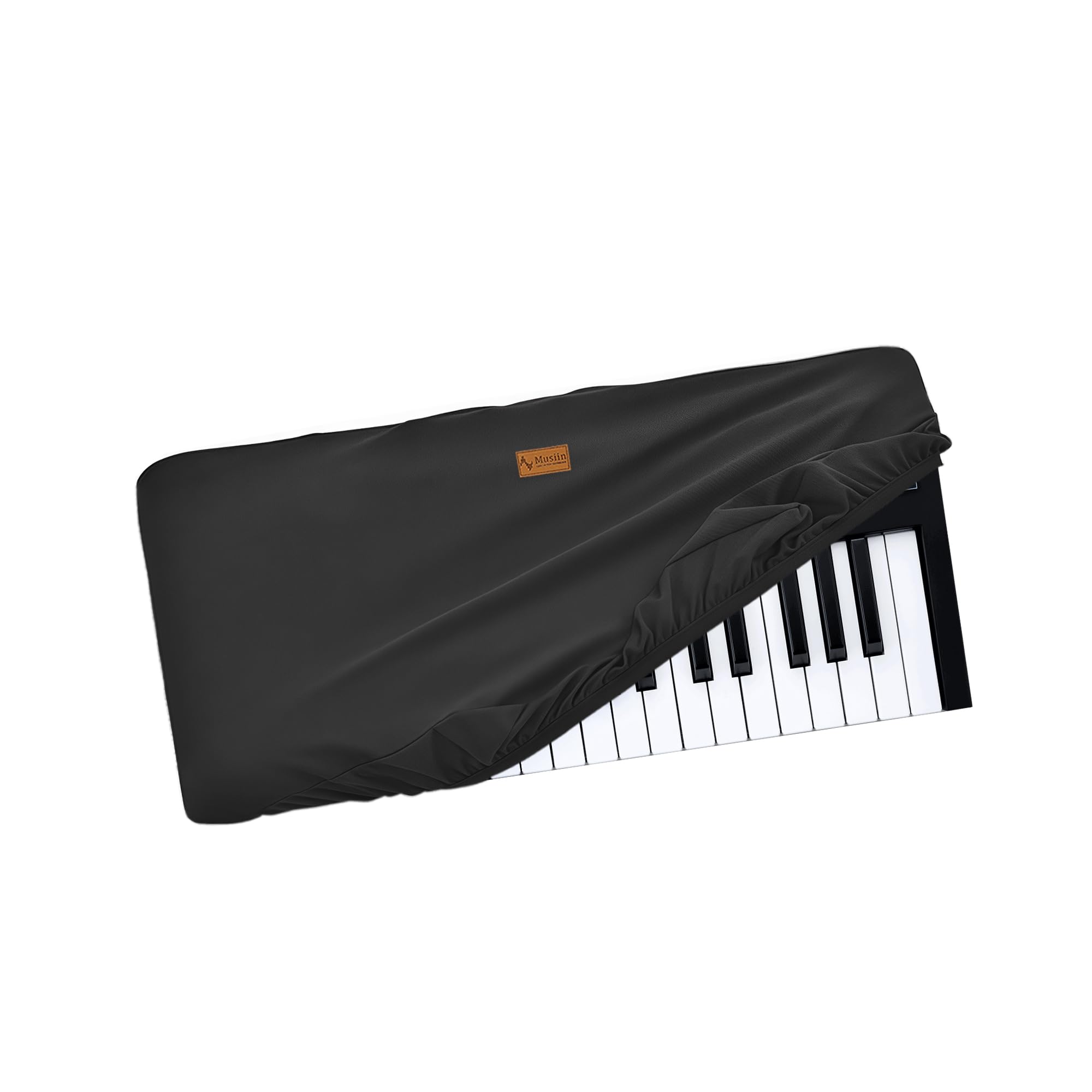 Musiin Copertura antipolvere per tastiera pianoforte a 37 tasti, compatibile con Novation Launchkey 37 MK3, Launchkey 37 MK4, Luxury Chinlon anti-polvere e antigraffio, liscio al tatto e vestibilità