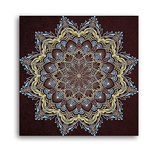 Mandala moderne peinture sur toile d'art mural de qualité supérieure
