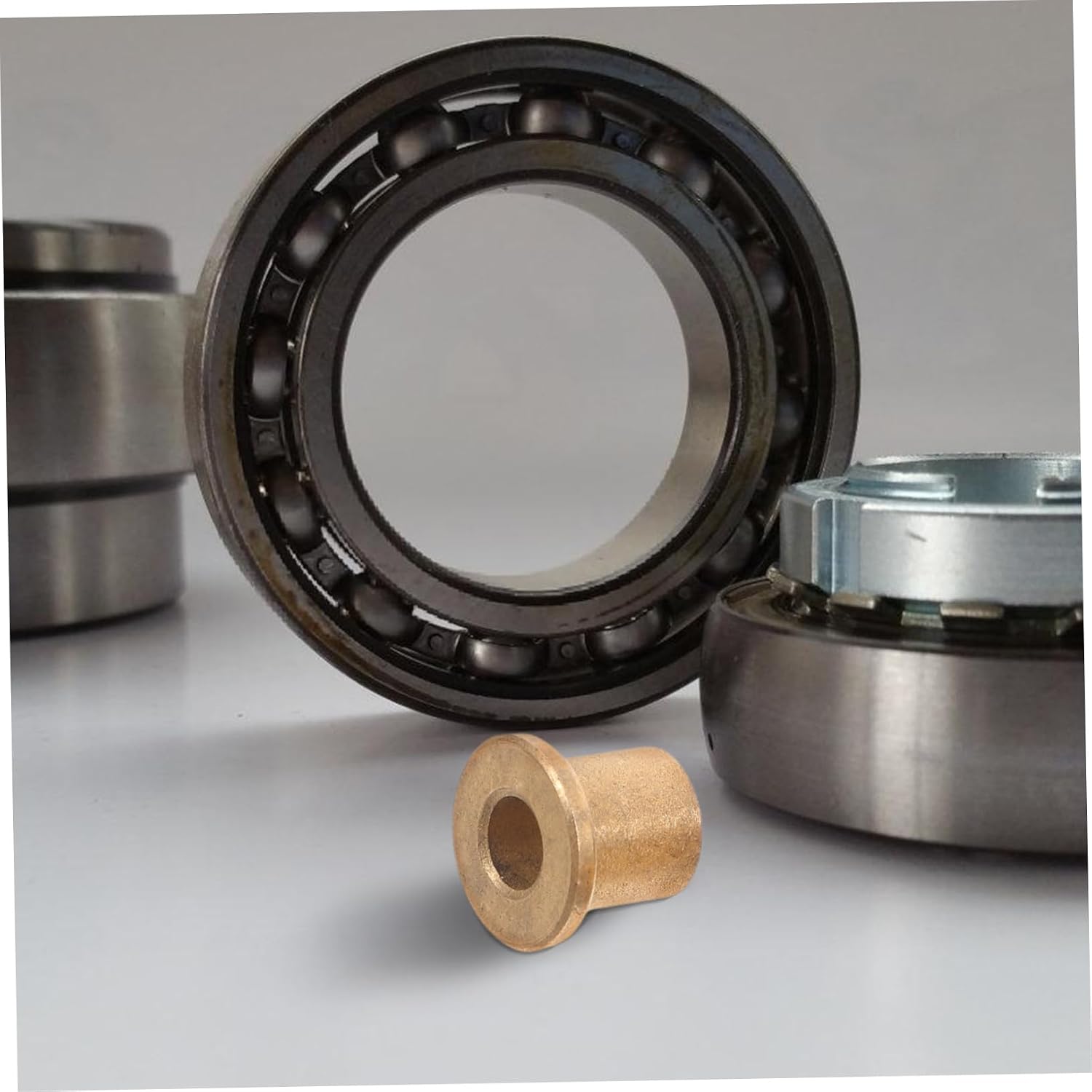 BESTOYARD 6pcs Flanged Sleeve Bearing Assembly for Industrial Equipment Copper Construction for Noise Reduction and Heat Management Design for High-Load Machinery