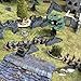 Warmtree Ruined Stone Walls Set,Terrain Scenery for Tabletop 28mm Miniatures Wargame,Fairy House Diorama Accessories DIY Craft