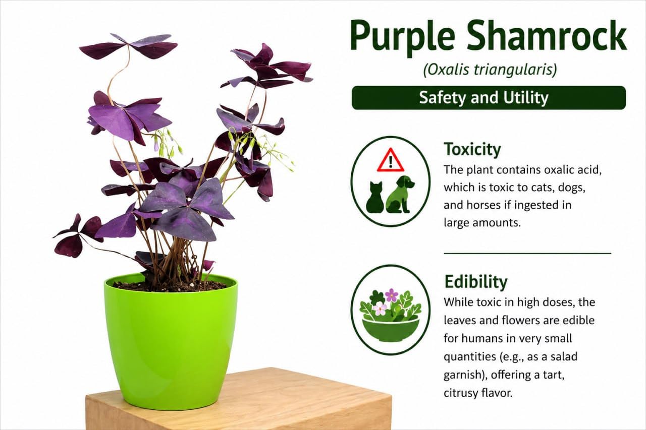 Oxalis Triangularis Live Plant for Home Gardening Indoor Outdoor