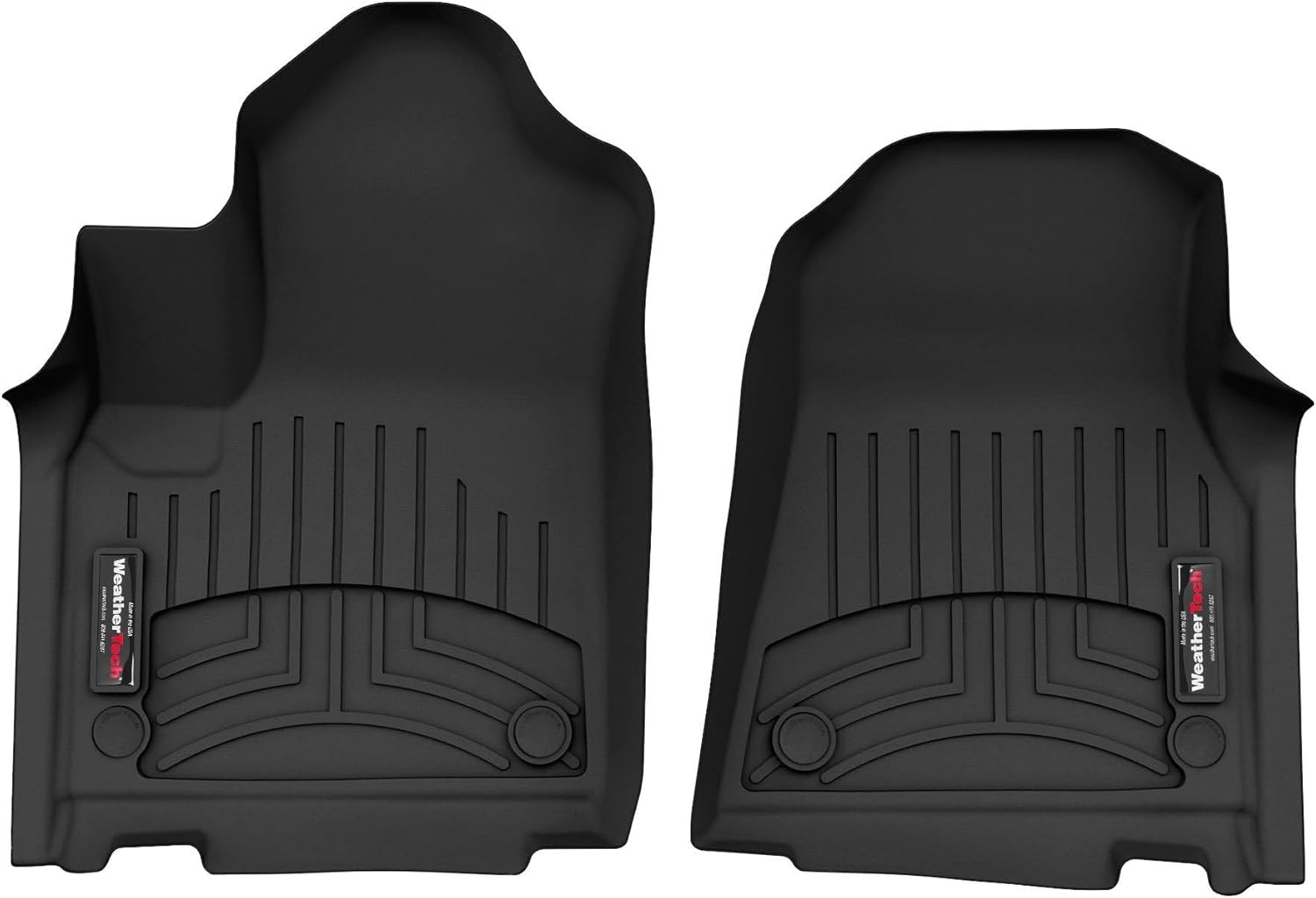 WeatherTech Custom Fit FloorLiners for Jeep Grand Wagoneer L, Grand Wagoneer, Wagoneer L - 1st Row (4417041), Black