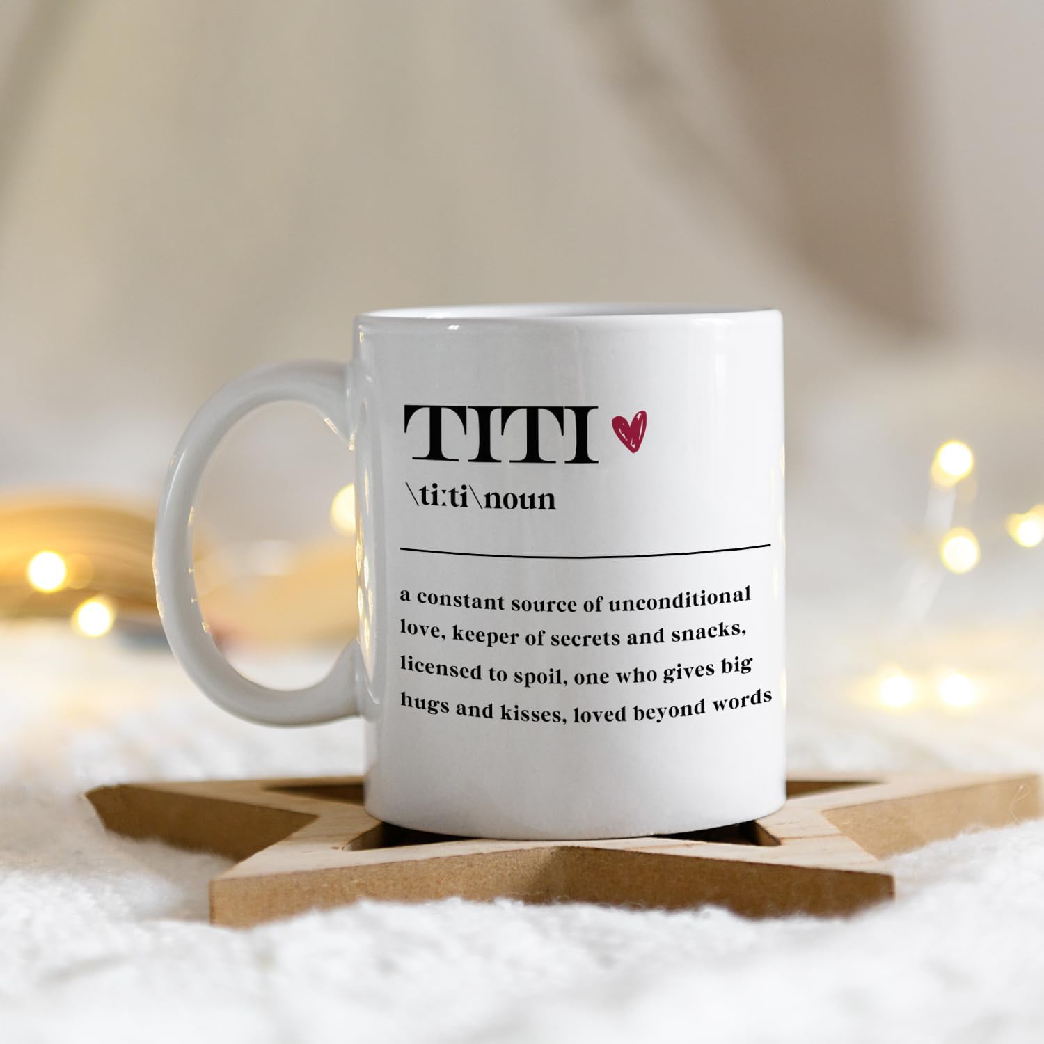 IWXYI Titi Aunt Mug, Aunt Gifts from Nephew Niece Kids Coffee Mug, Titi Auntie Gifts for Birthday Christmas, Auntie Ceramic Coffee Cup 11 oz - Image 2