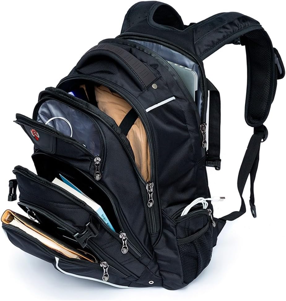 Mochila Swissport Masculina Reforçada Notebook C/Cadeado 36L