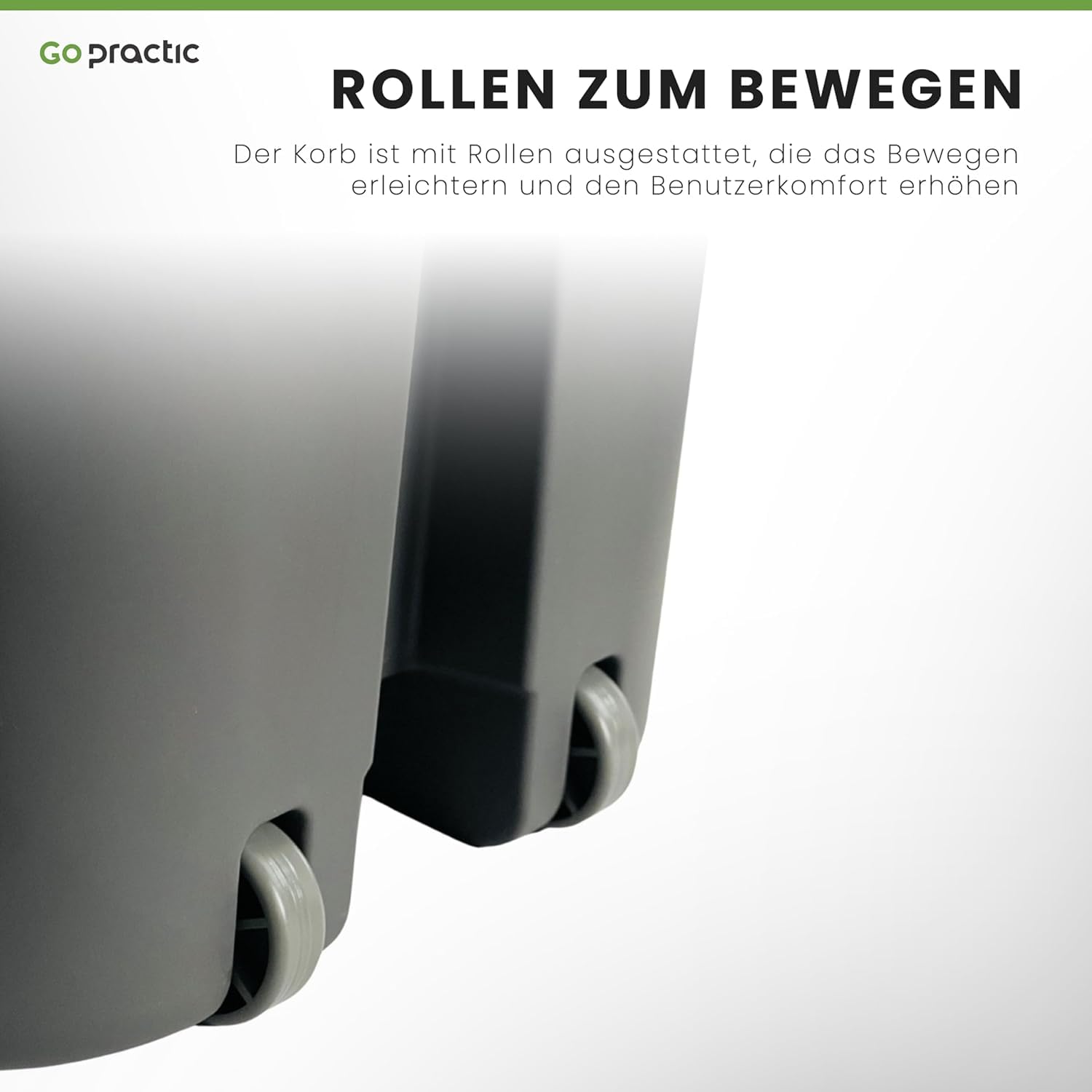 Treteimer Set 3x40L Grau, Tretmülleimer mit Pedal und Deckel, Mülleimer, Mülltrennsystem für Papier, Kunststoff, Glas, Küchenmülleimer Recycling, Küche