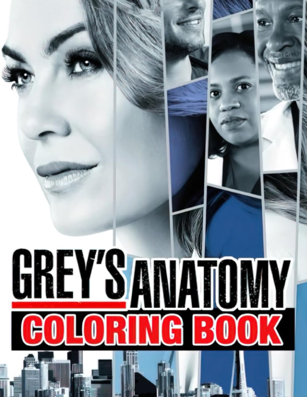 Grey's Anatomy Coloring Book: A Great Coloring Book With Many Quotes Of Grey's Anatomy For Relaxation And Stress Relief