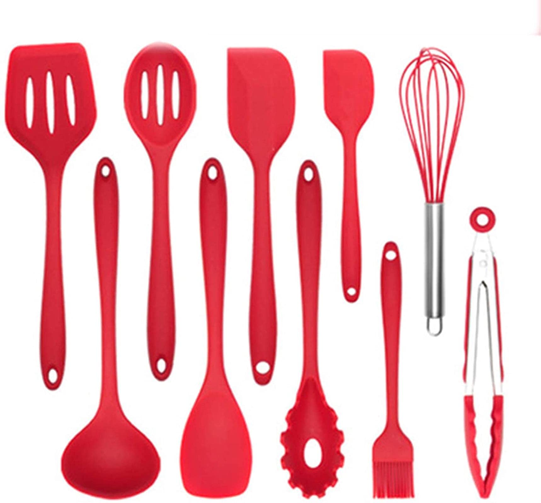 Langlebiges Küchenutensilien-Set - Kochutensilien-Set - Silikon-Küchenutensilien - Antihaft-Kochgeschirr mit Spachtel-Set - Küchenhelfer Kitchen GAD