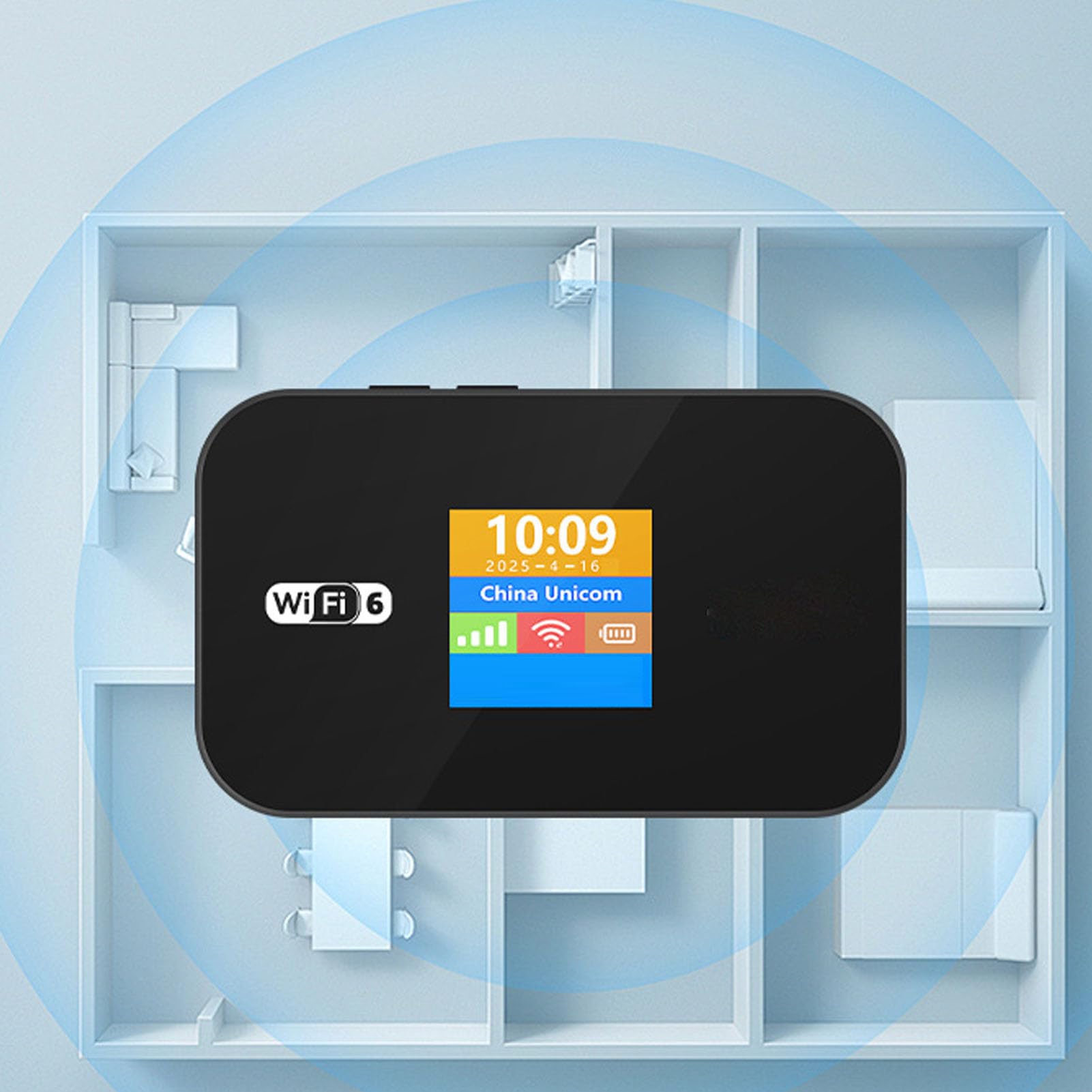 Cocoarm Router Mobile 4G LTE WiFi 6, 32 Dispositivi 3000mAh