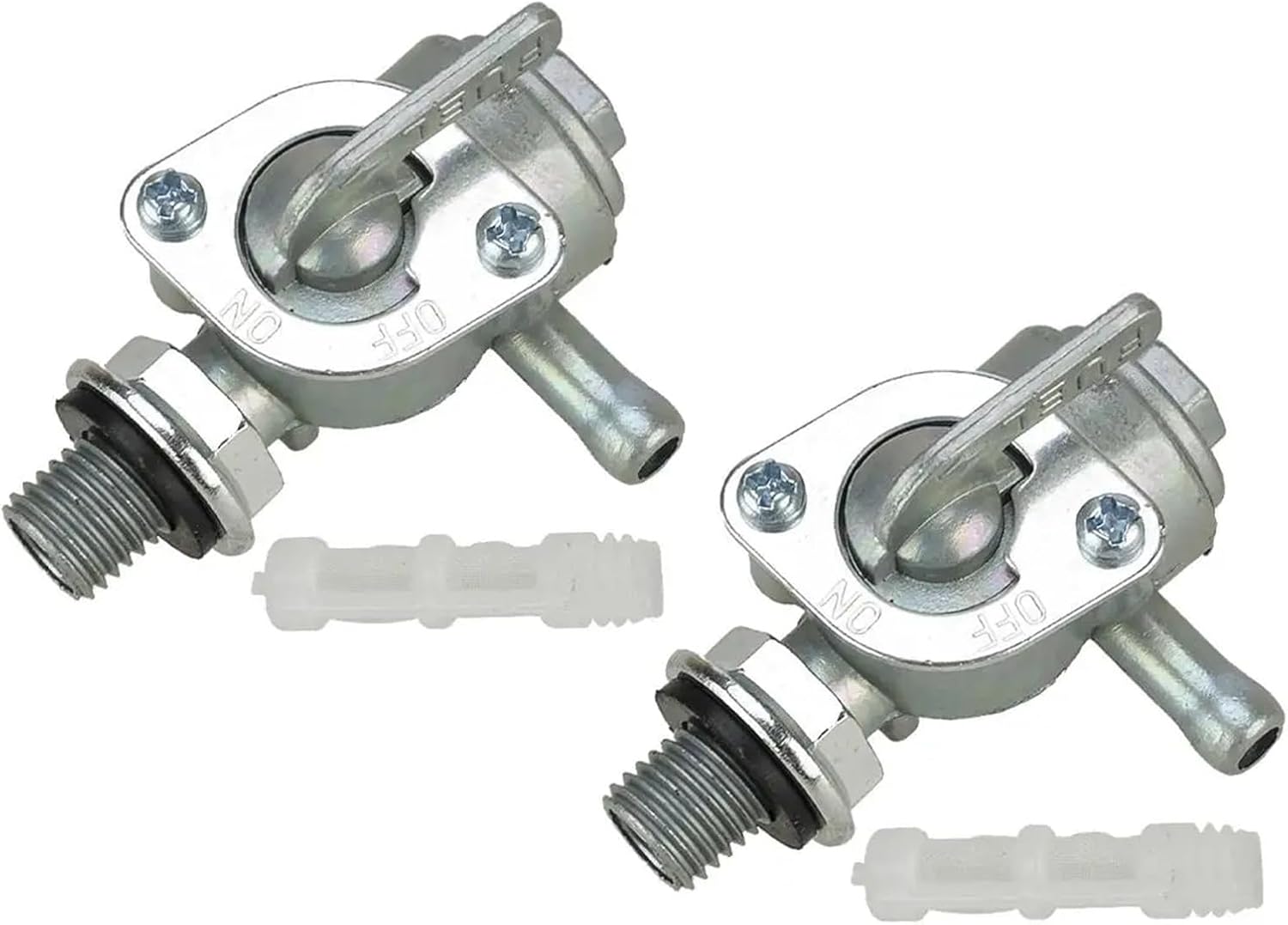 2Pcs Motorcycle Fuel Shut ON/Off Valve Tap Switch M10x1.25 Petcock for 2-6.5 KW 168F Generator Motor