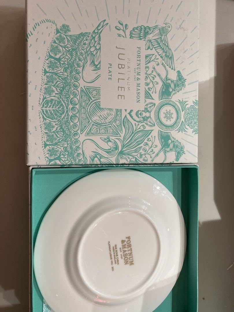 Amazon.co.jp: フォートナム&メイソン プラチナジュビリー プレート 1  