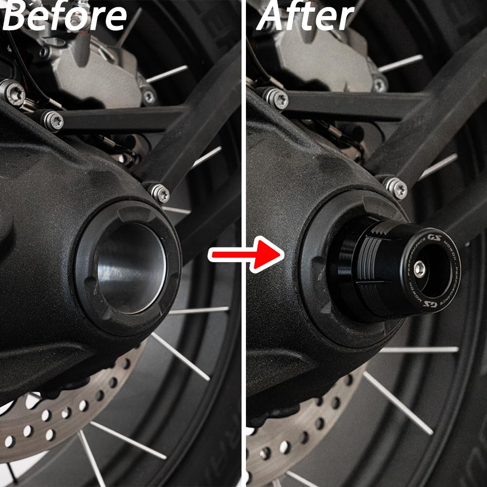 Protector de rueda de motocicleta adecuado para R1300GS R 1300 GS Adventure R 1300GS GS 1300 ADV 2024 2025 rueda delantera rueda trasera eje deslizante horquilla protección contra caídas gs1300