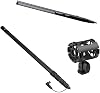Sennheiser MKH-416 Short Interference Tube Microphone Bundle with Airo by K-Tek Shockmount 1 for Rode NTG Microphone, Boom Poles and Mic Stands, H&A Carbon Fiber Telescoping Boom Pole