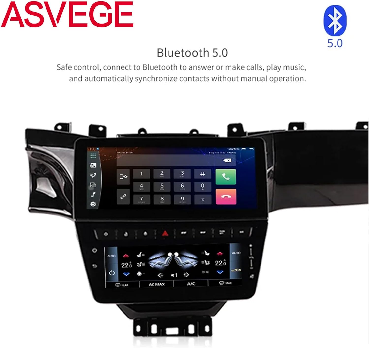 12.3 Inch Android 12 Car Radio for Maserati GT/GC Gran Turismo 2007-2015 Car Radio Bluetooth Video Carplay Central Multimedia Player Stereo Head Unit-LHD