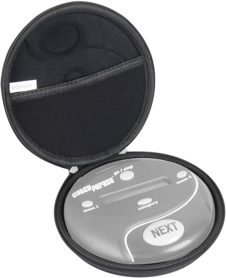 Travel Case for Hasbro Gaming Catch Phrase Electronic Game (Catch Phrase Game is not Included)(Black)