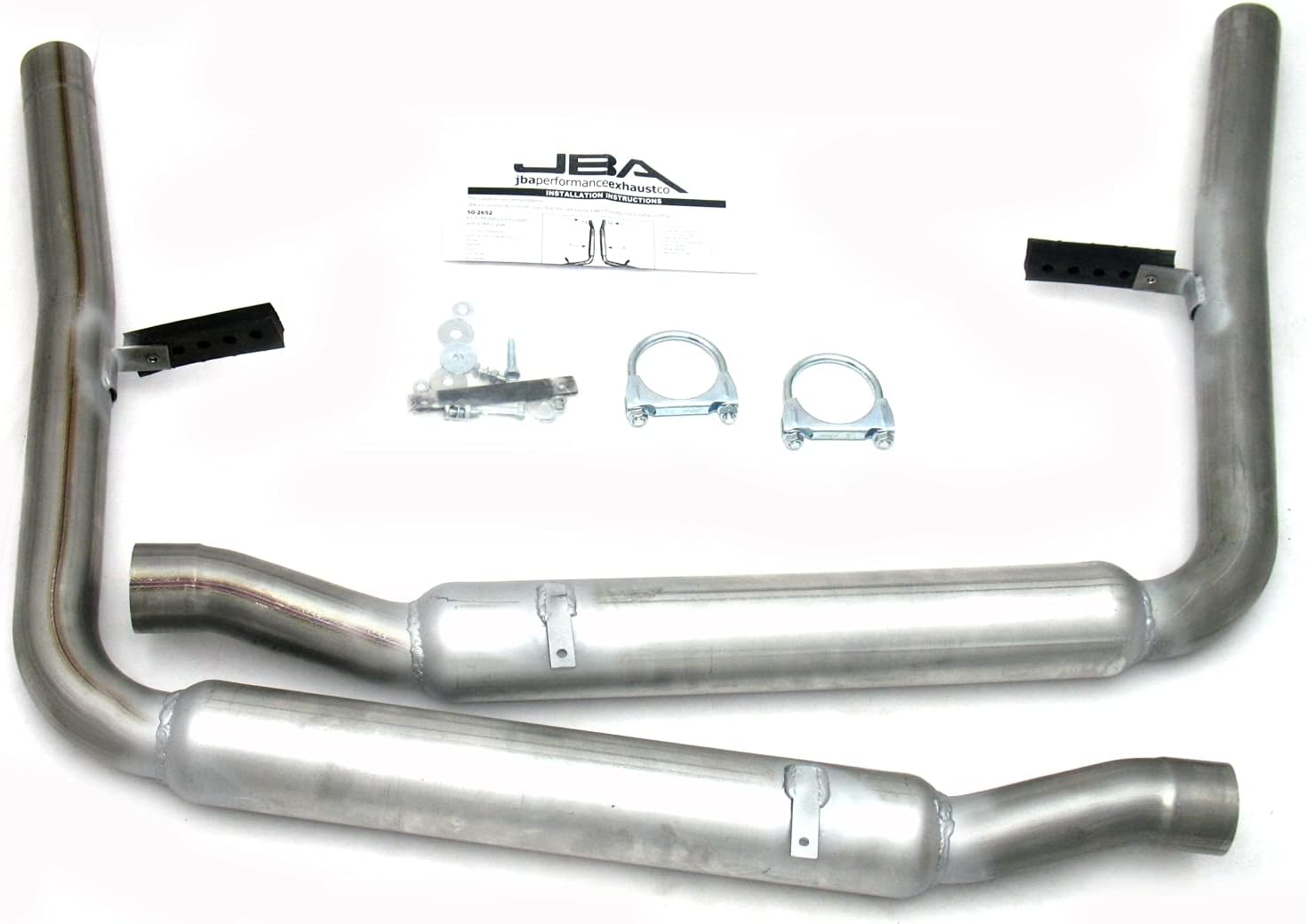 JBA 65-70 Ford Mustang 260-428 409SS GT350R Style Dual Side Header Back Exhaust