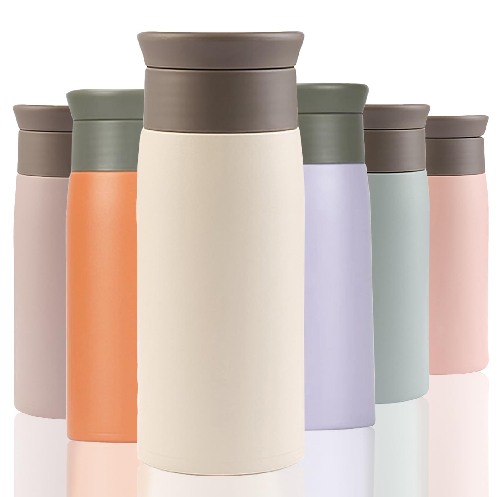 Thermal Flask for Hot Drink 350ml Coffee Cup Travel Mug, Insulated Travel Coffee Mug