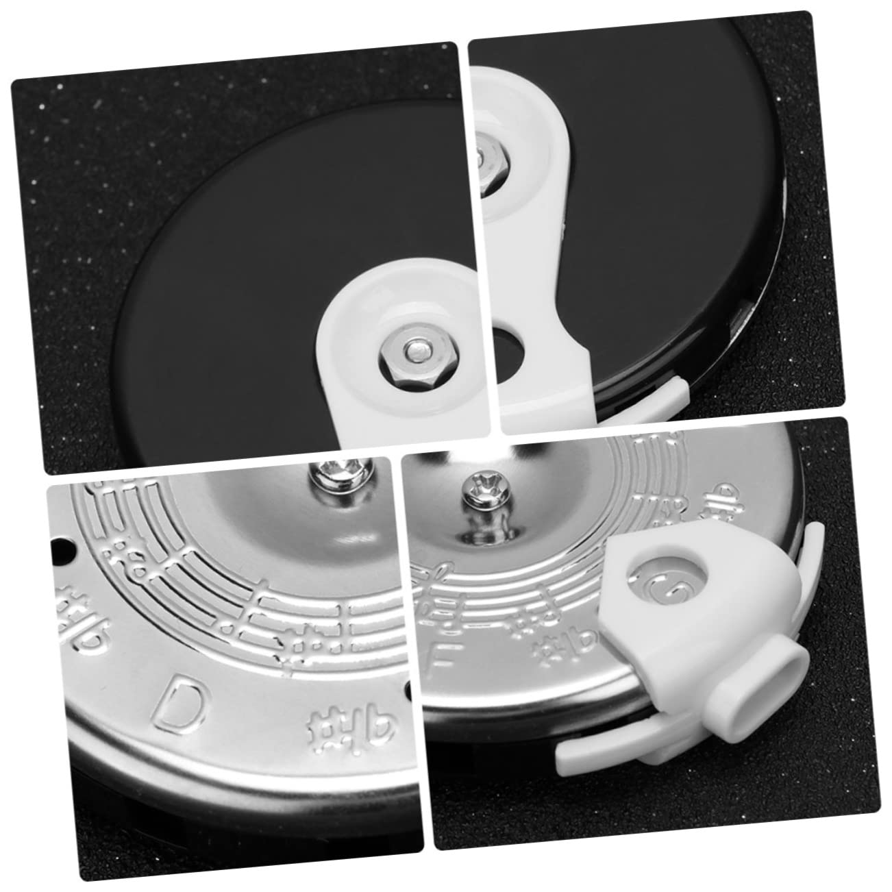 VICASKY 6stücke Stimmenote C-c Stimmrohr Für Gitarre Und Geige Präzises Stimmgerät Für Violine Ukulele Mandoline Und Bass Für Musiker Und Musiklehrer