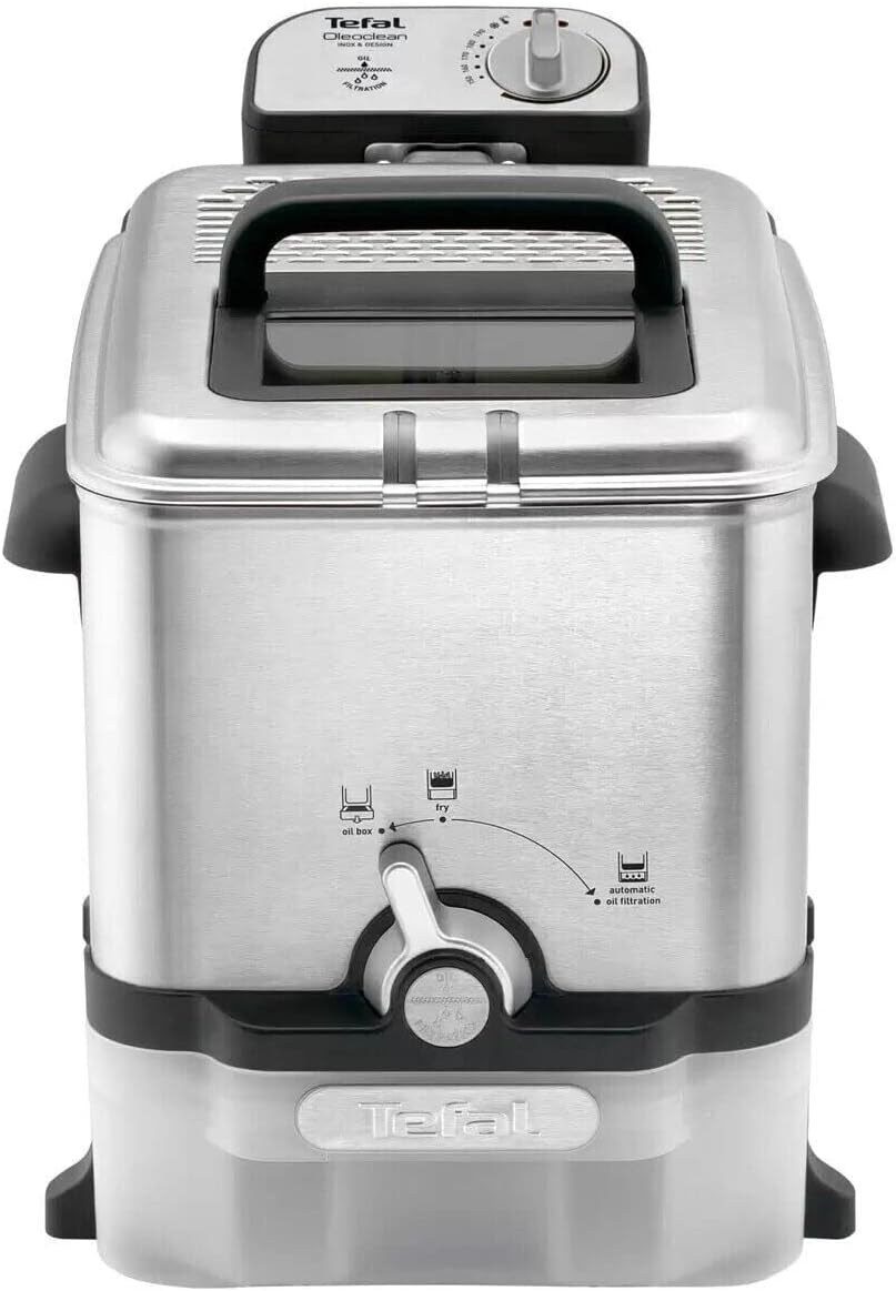 Tefal Oleoclean Pro Deep Fryer, Silver