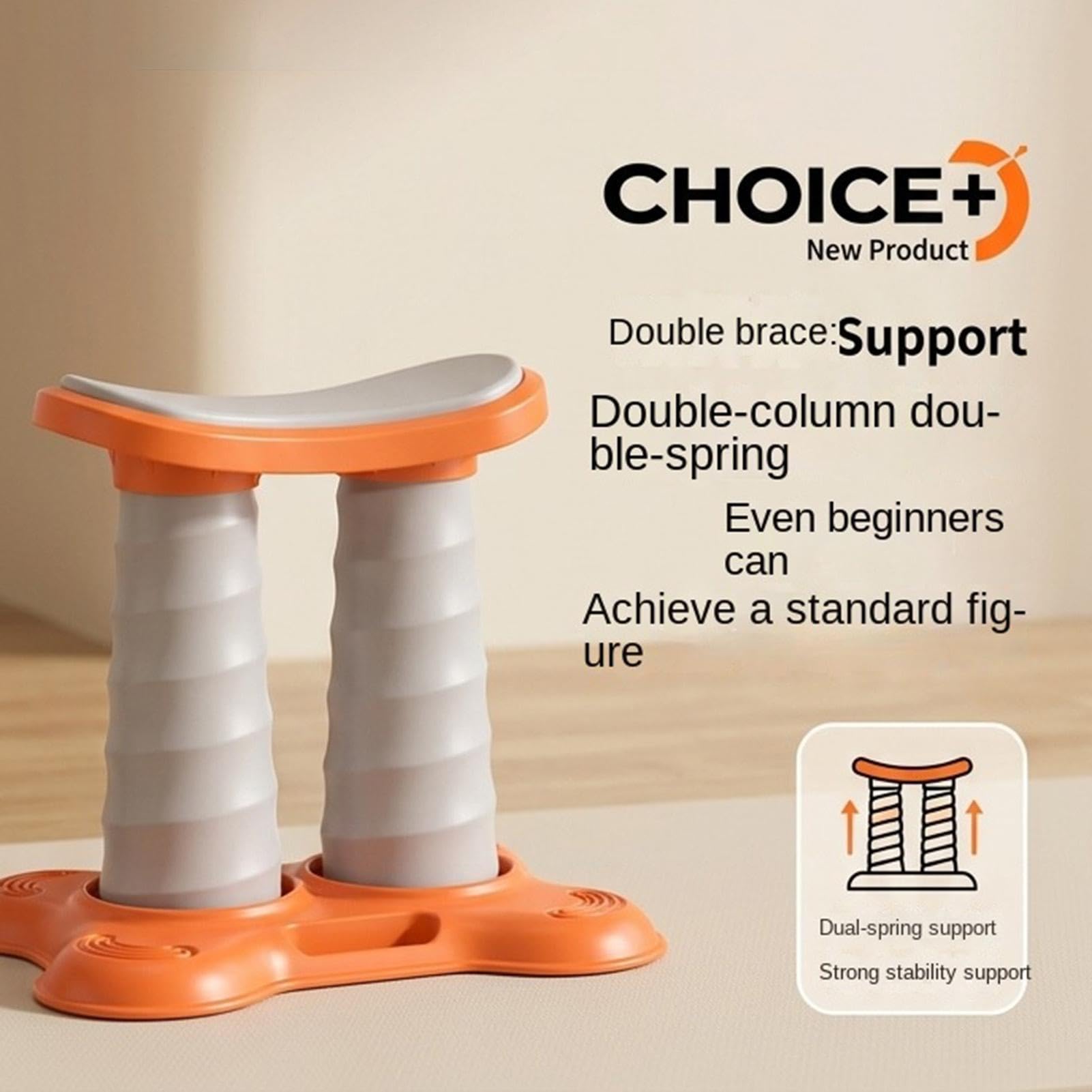 Supporto per flessioni a doppia colonna | Supporto antiscivolo |