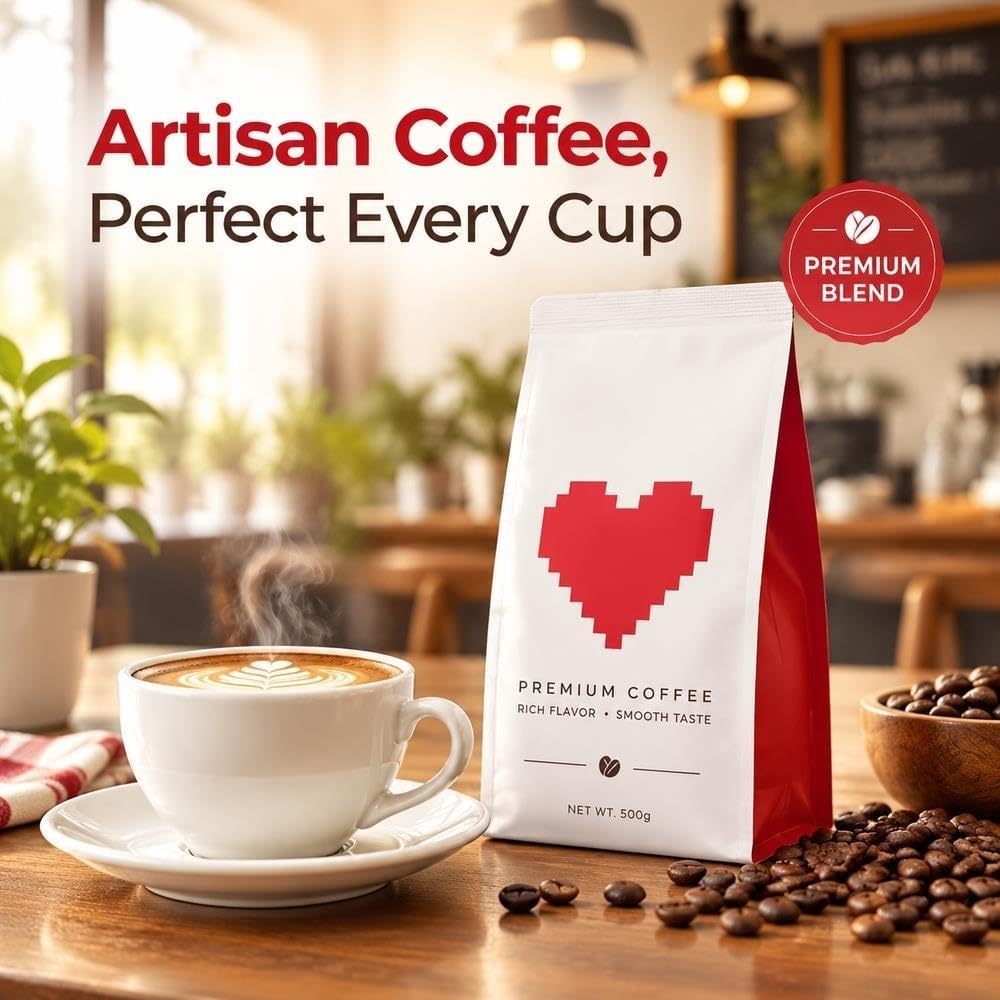 Café en grano tostado oscuro, 500 g, 4 opciones de molido