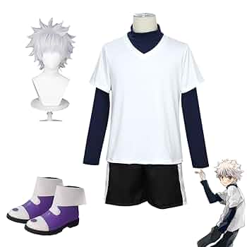 ハンターハンター キルア コスプレ 衣装 ウィッグ セット Amazon.co.jp: [Acosdary] ハンター×ハンター キルア コスプレ