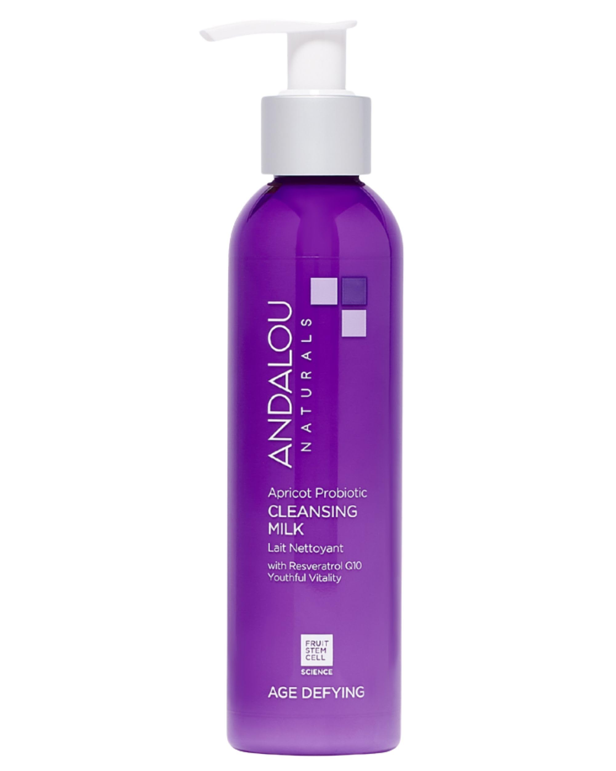 Andalou Naturals, Cleansing Milk, Apricot Probiotic, Age Defying, 6 fl oz (178 ml)