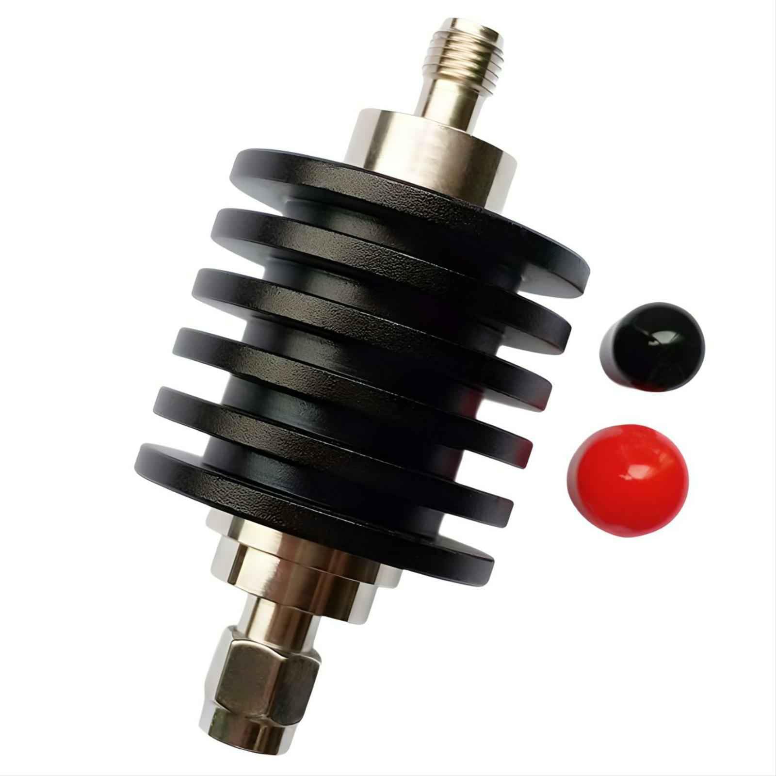 40db 10w sma rf attenuator - 50 ohm fixed coaxial attenuator dc-3ghz with sma male to female connector for ham radio rf testing 40db
