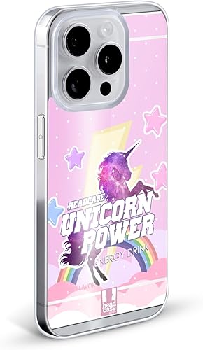 Miniatura 2 de Head Case Designs Energy Drink Unicorn Power! Funda de gel suave compatible con Apple iPhone 13 Pro