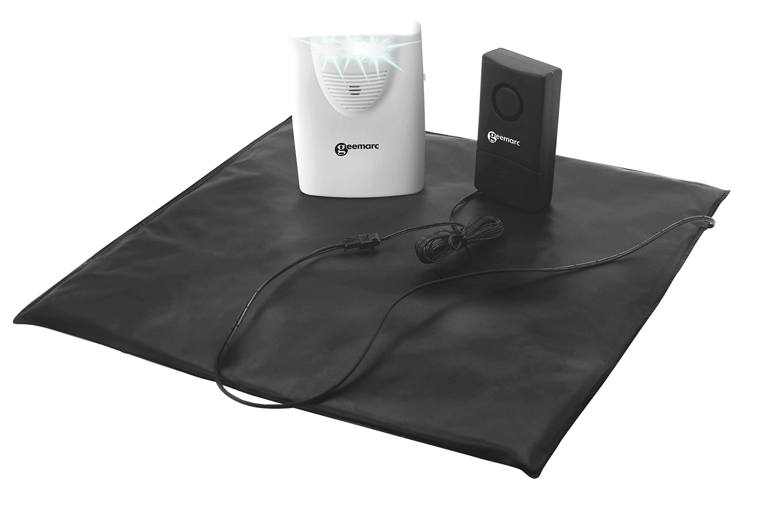 Geemarc Amplicall PSA200 - Cojín Detector de caída con Alarma Potente y Flash Luminoso, Ideal para Casas de retiro y hogares con Movilidad Reducida