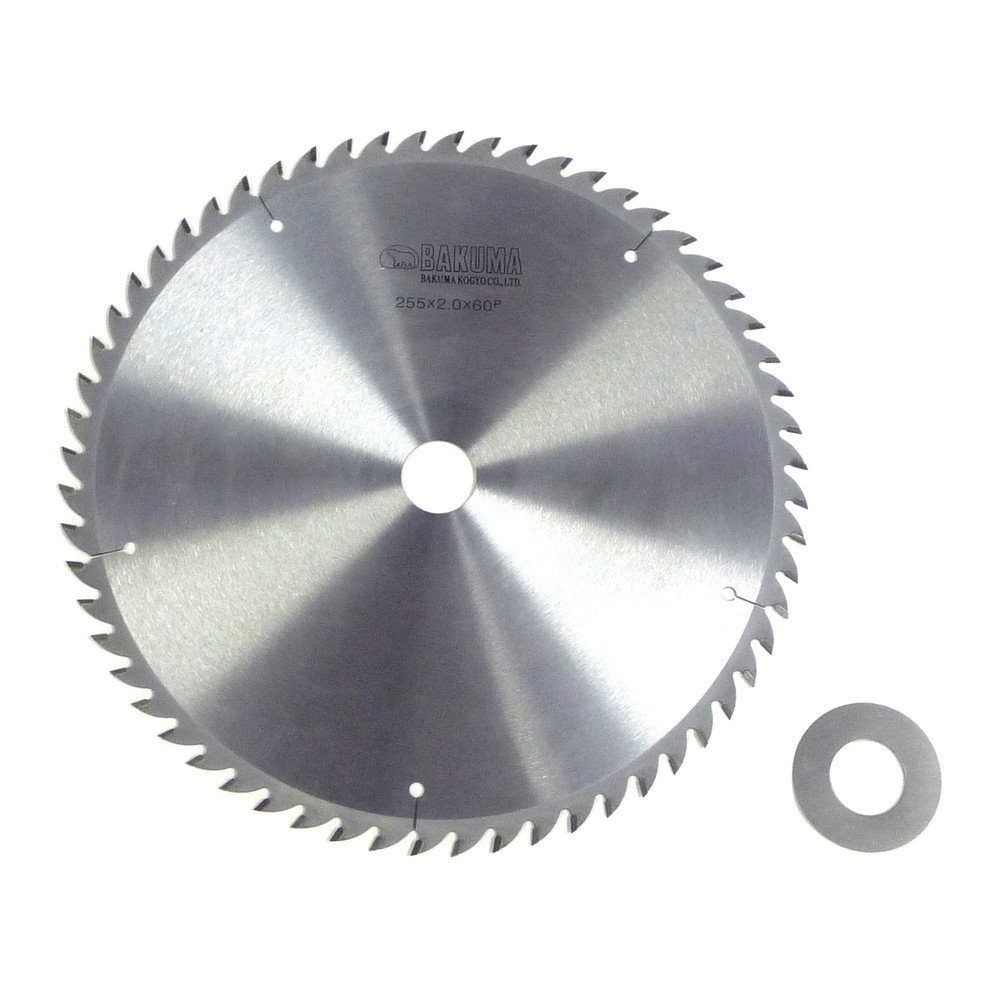 刈払用チップソー スーパーゴールド 刃数60 外径255mm GL-60 バクマ(BAKUMA) チップソー タテ挽・ヨコ挽兼用 255×2.0×60P