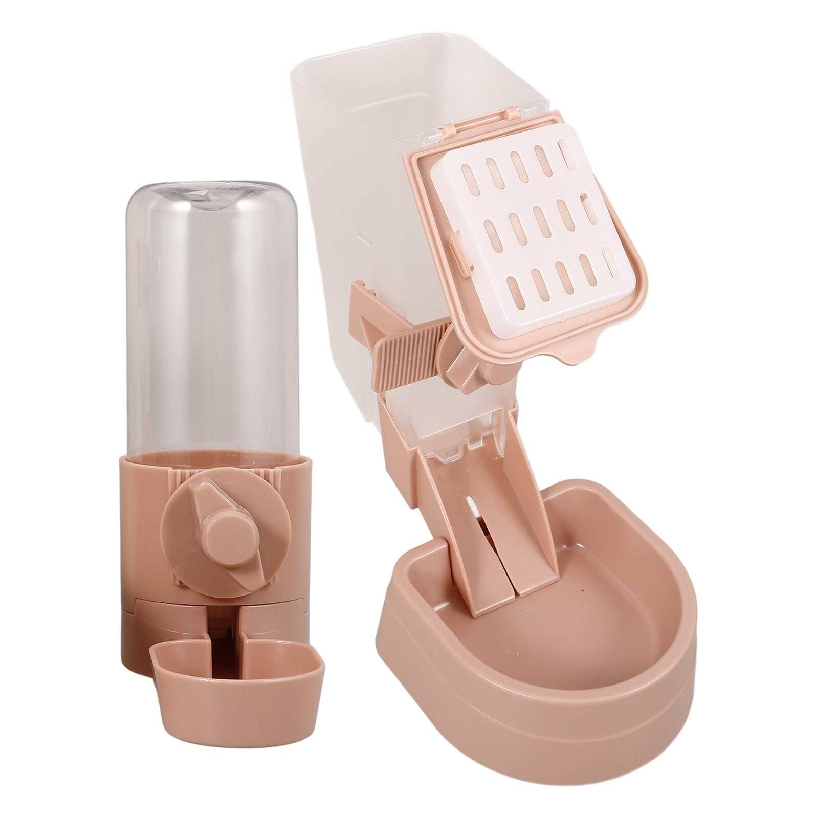 Distributeur automatique suspendu rose SHINEOFI pour alimentation et eau