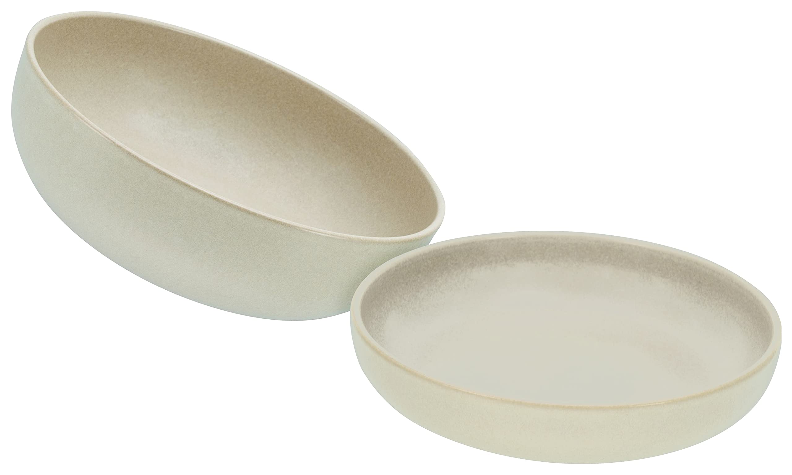 Service à salade ergonomique Creatable Uno Sand pour servir sans faire de taches