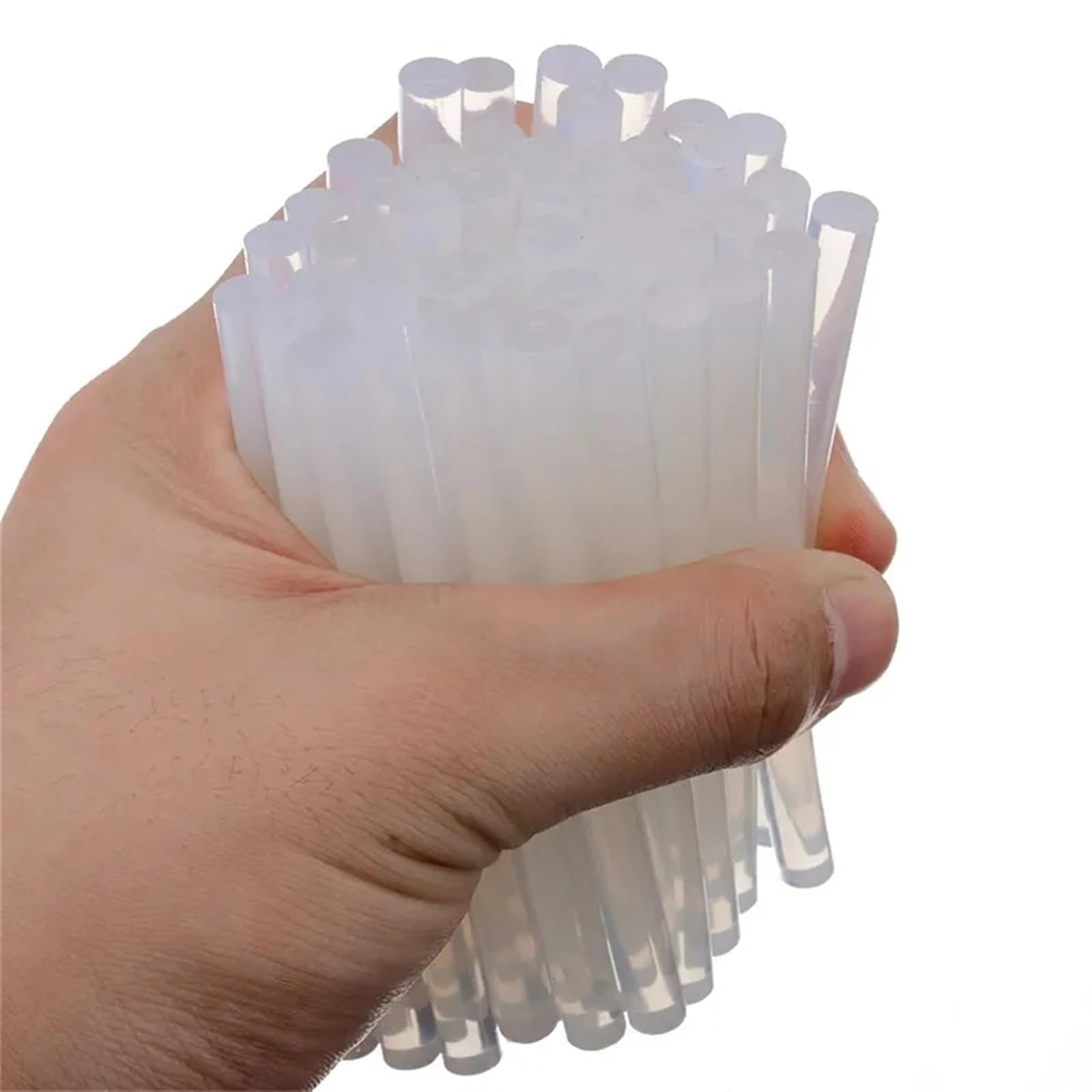 50 pezzi 11mm x 100mm Stick di colla a caldo Strumenti trasparenti for artigianato Riparazione Lega Fai da te Accessori for utensili
