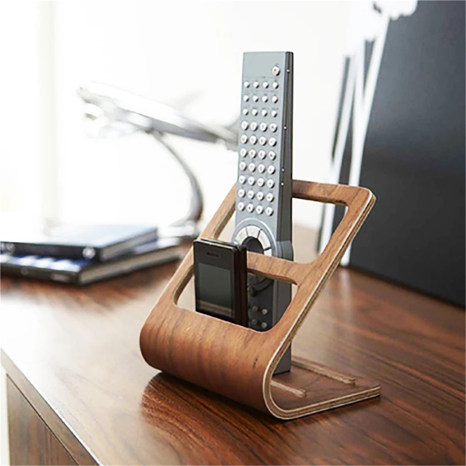 Organisateur de télécommande, maison salon fournitures bureau, support TV, rangement, conteneur téléphone portable Pour Tv(Khaki)