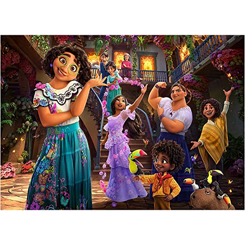 IOSCDH Telón de Fondo de Cumpleaños para Encanto Fondo de Fotografía de Princesa Suministros de Magia Fiesta Temática Magia Decoración de Cumpleaños 5 x 3ft Cover