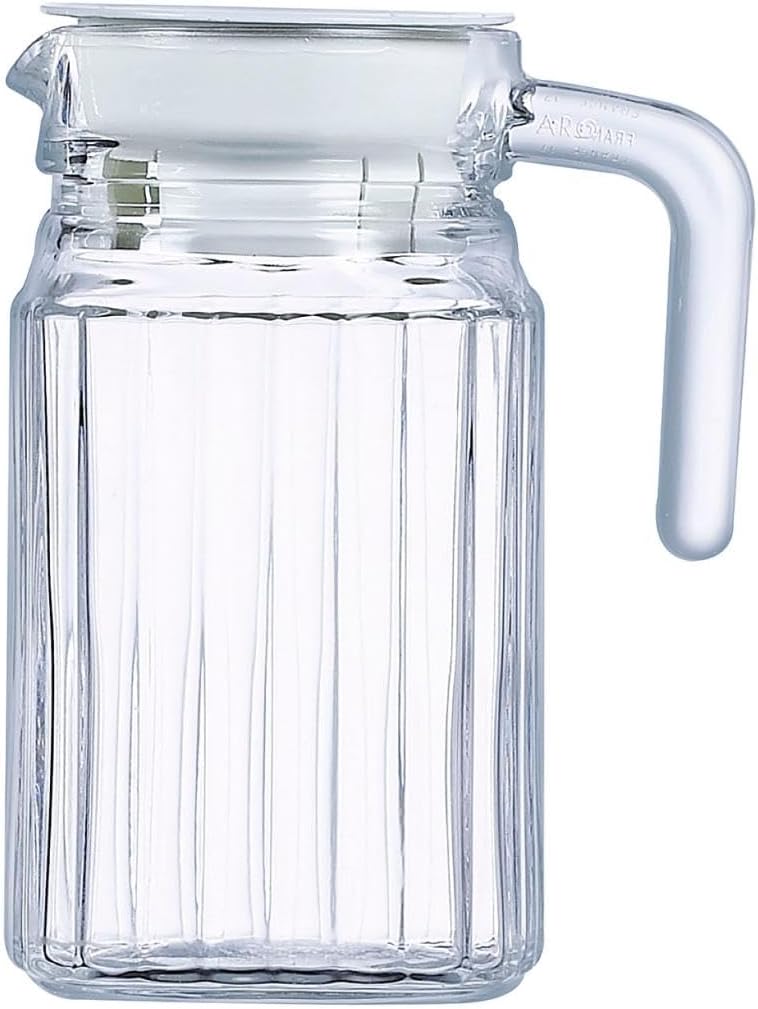 ARCOROC Quadro Fridge Jug with white plastic lid 500ml, without filling mark, 1 Jar