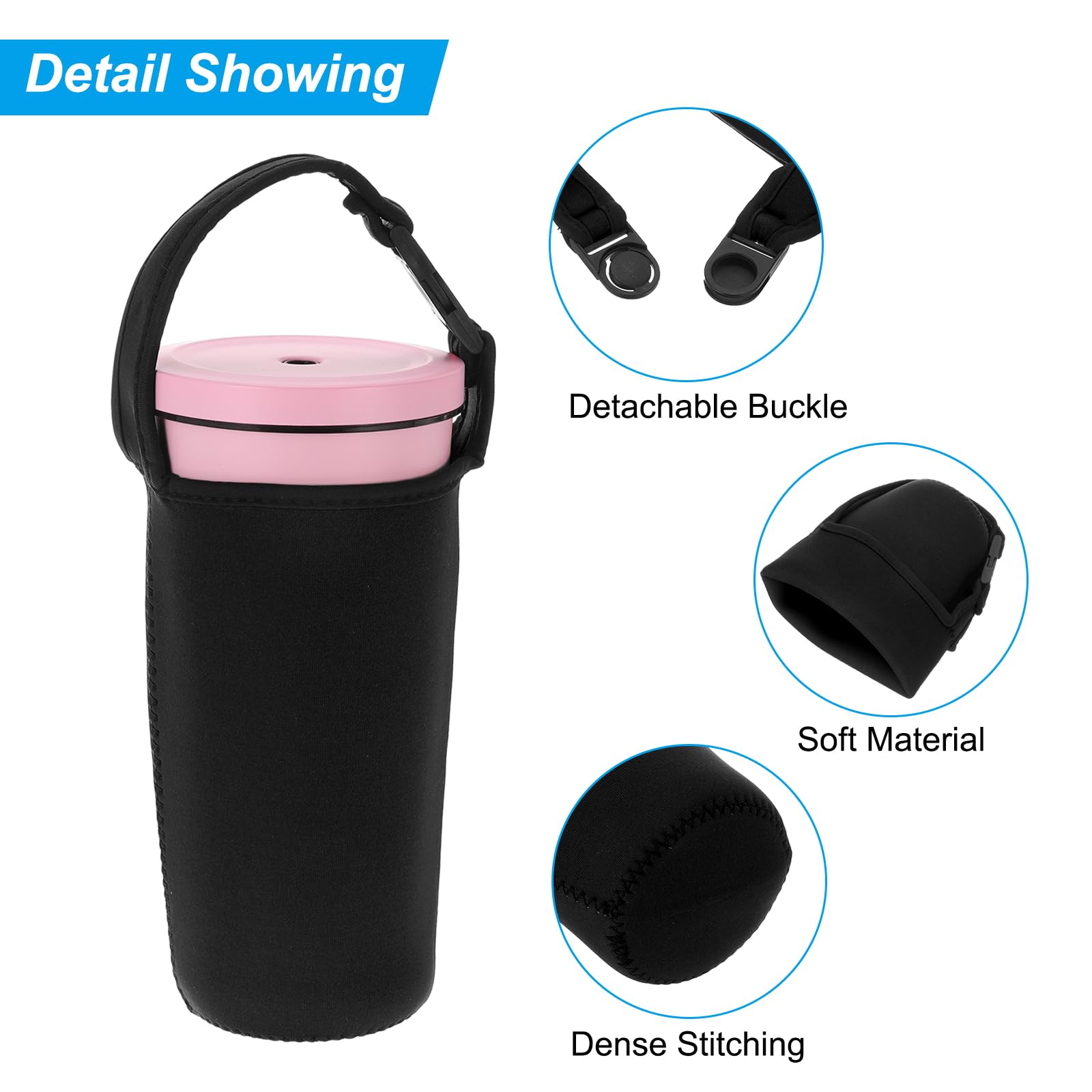 PATIKIL 30oz Tumbler Carrier Holders with Shoulder Strap - Image 3