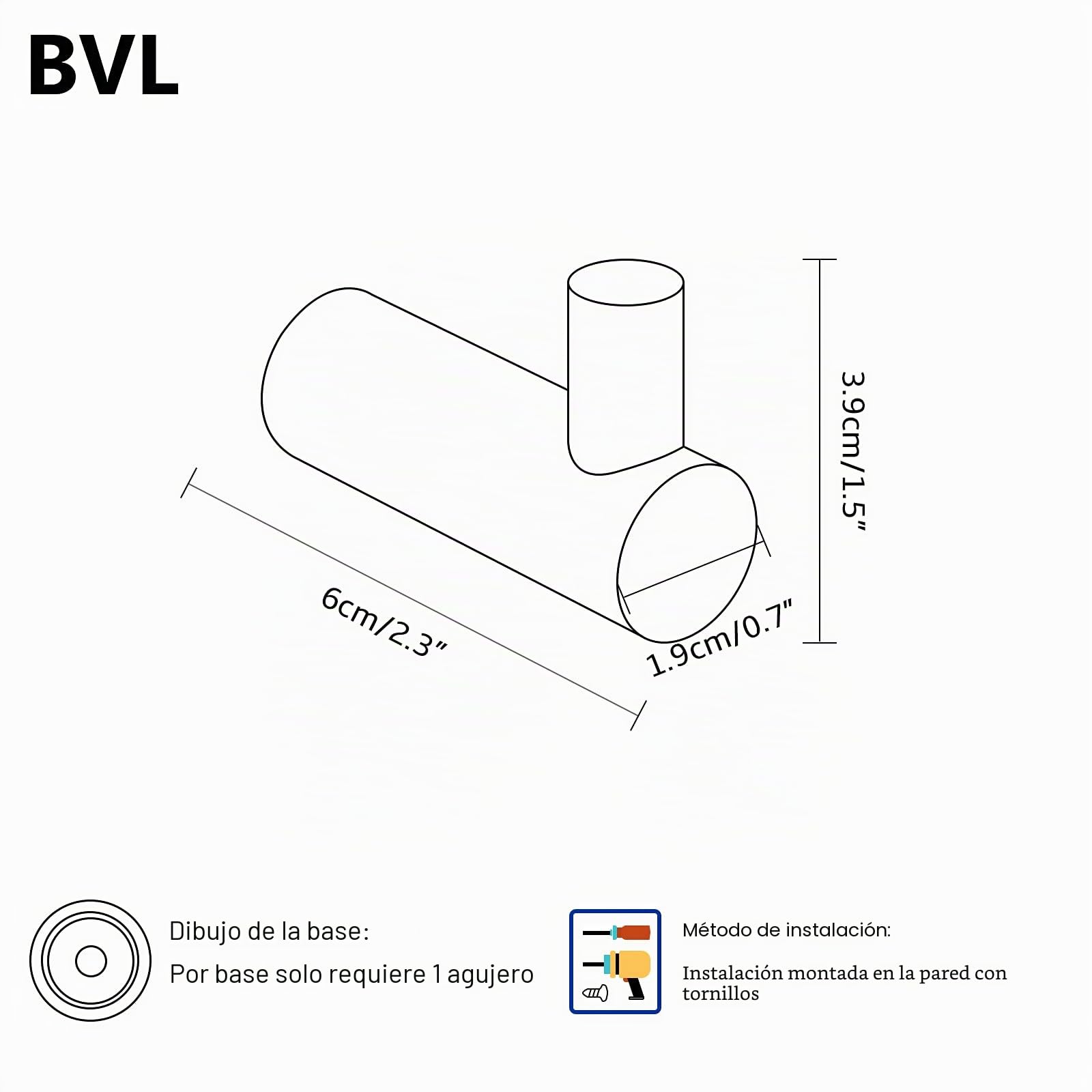 BVL Ganchos de toalla negros, 5 paquetes de ganchos para abrigos montados en la pared, 304 ganchos de acero inoxidable para baño y cocina