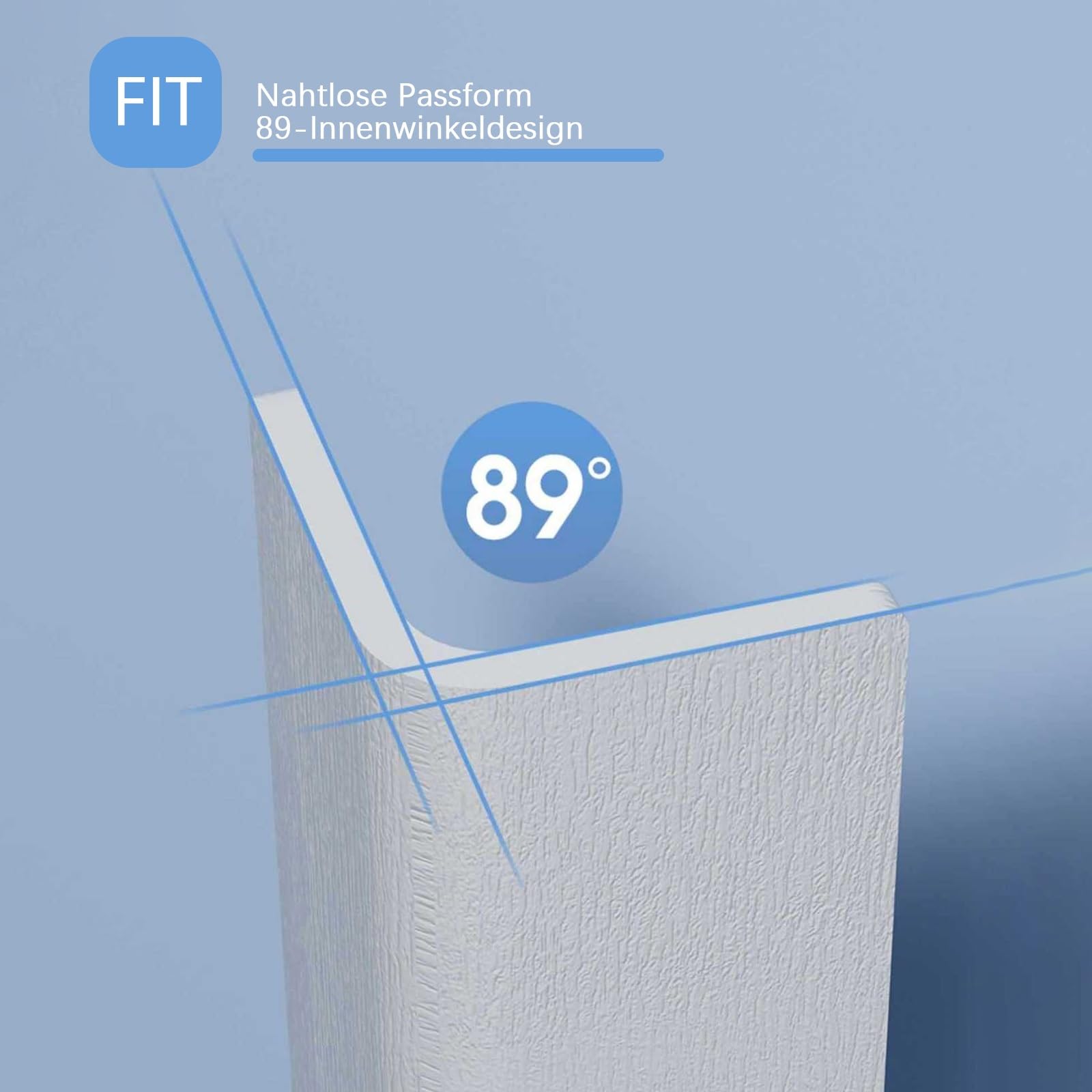 3 Piezas De Protector De Esquinas, Protección De Bordes De Pared, Cojín Protector Adhesivo Para Oficina Y Casa, 39,4/47,2/59,1 Pulgadas, Protección De Esquinas De Mobiliario, Antigolpes(Beige,