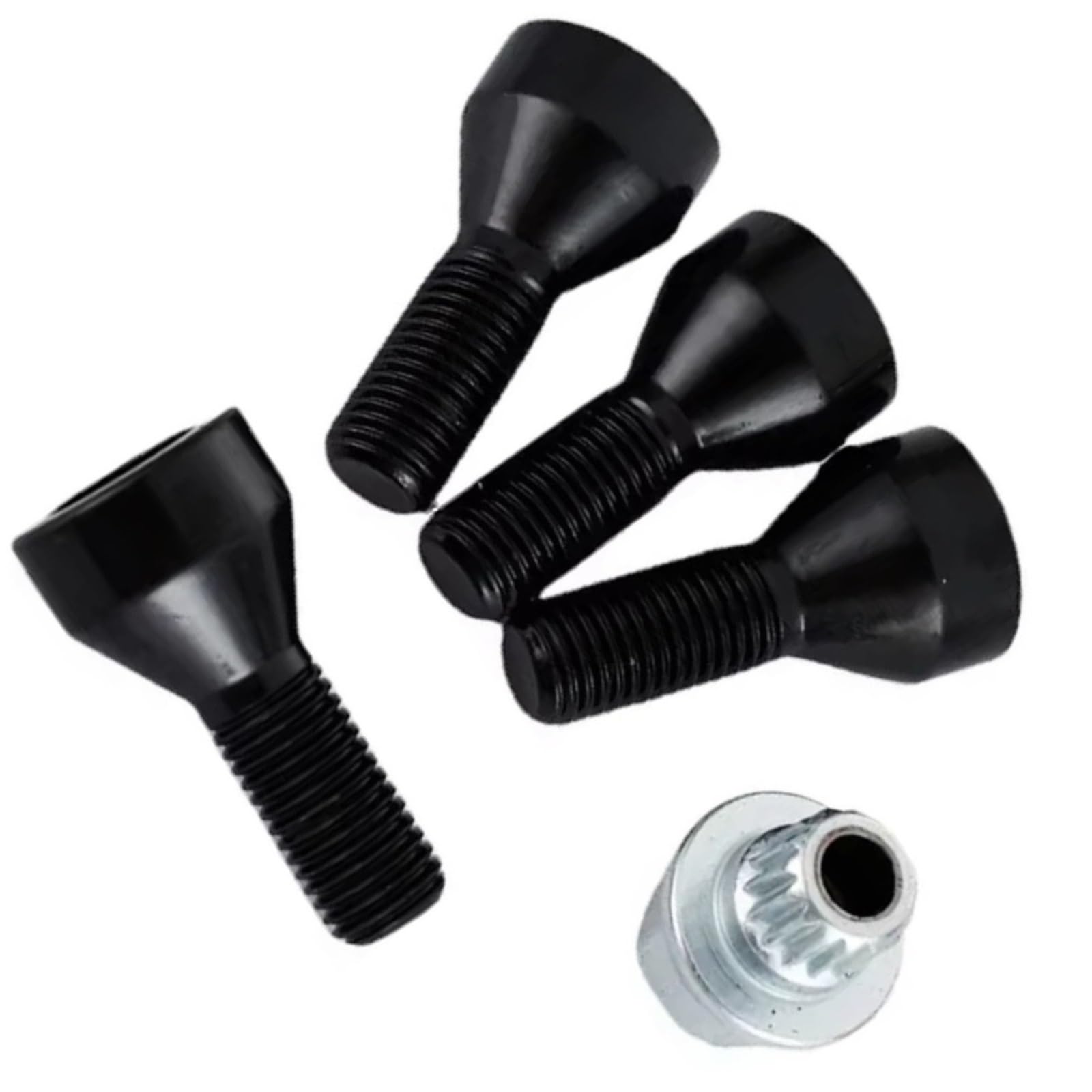 Bulloni ruota auto Compatibile Con BMW Per X5 F15 2013 Set Di 4 Bulloni In Acciaio Per Cerchi In Lega OEM: 36136776076