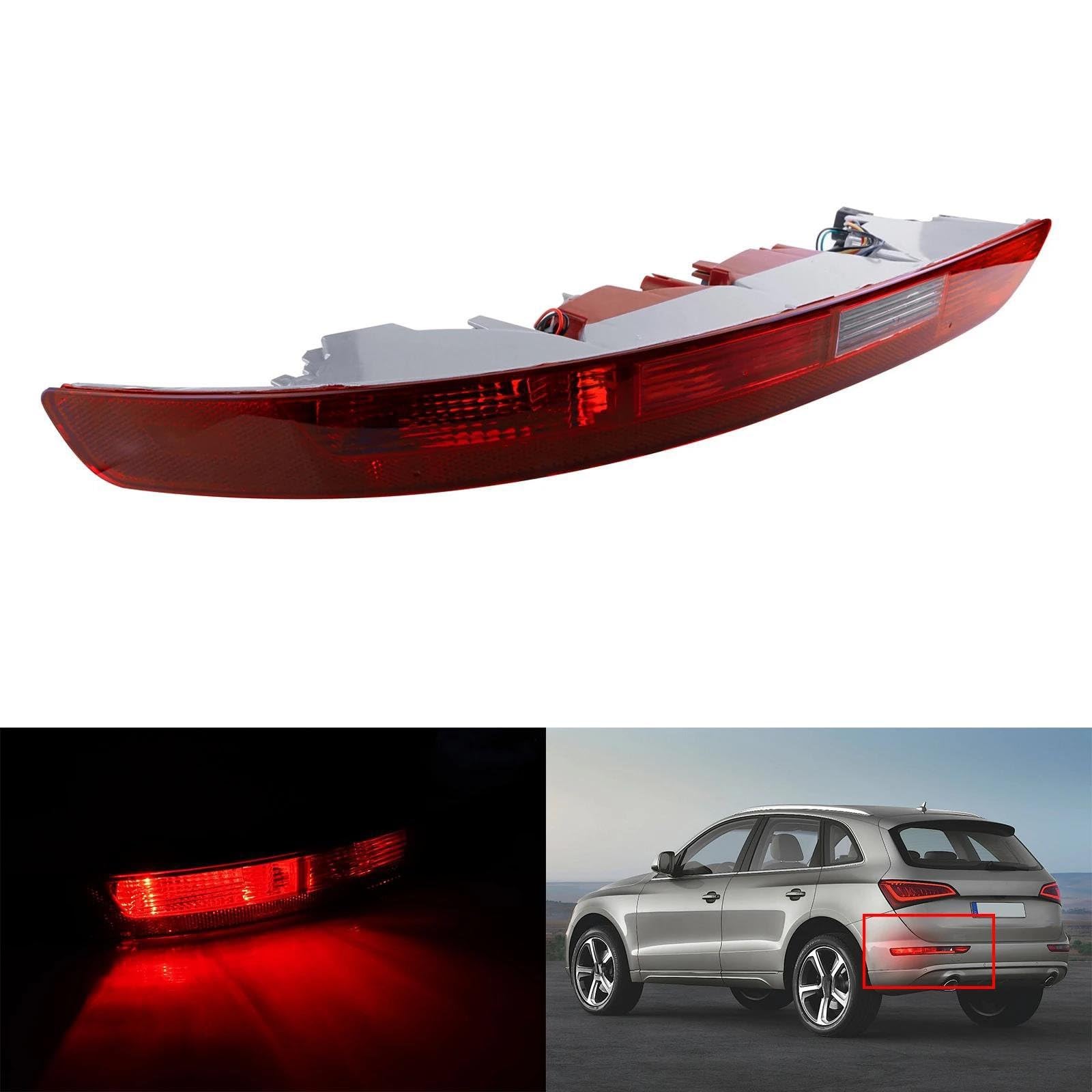 Genérico Luces Traseras Para Q5 8RB 2008-2017. Luz Trasera Izquierda Con Reflector, Luz De Marcha Atrás, Luz De Freno Y Luz Antiniebla. Accesorios. Conjunto Faro Trasero