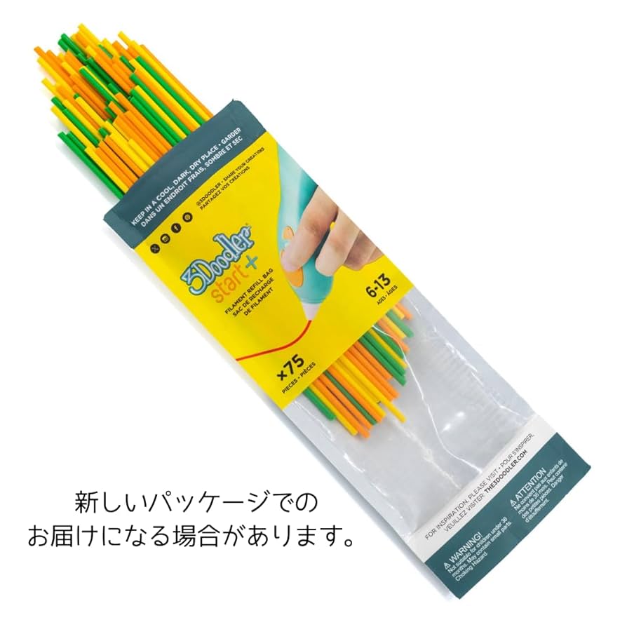 Amazon.co.jp: 【公式】【3Doodler Start + 専用】 フィラメント