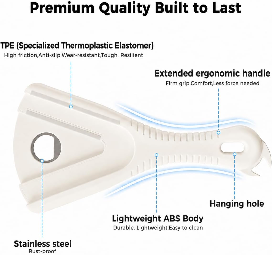Jar Opener for Weak Hands, Y-Shaped 3-in-1 Bottle Opener