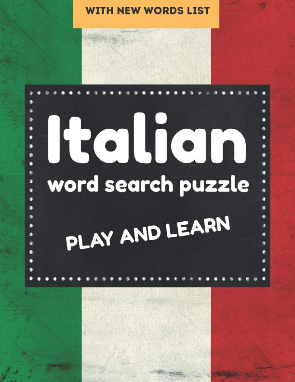 Italian word search puzzle: italian word search books for Adults and Beginners, perfect gift for Language Learners